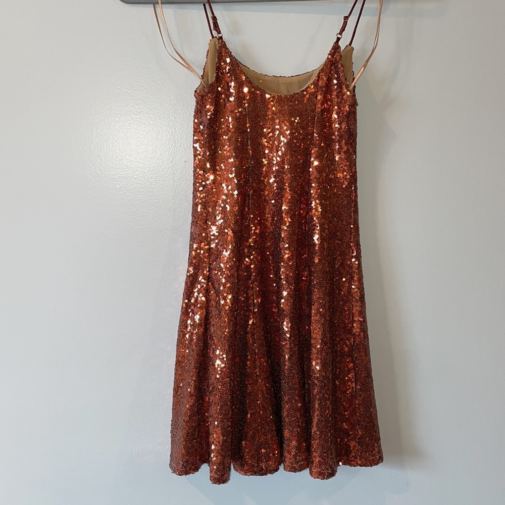 Urban Outfitters Sequin Mini Slip Dress - Picture 4 of 4